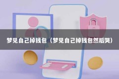 梦见自己掉钱包（梦见自己掉钱包然后哭）