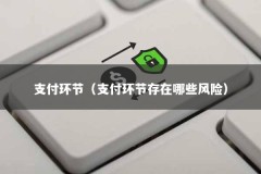 支付环节（支付环节存在哪些风险）