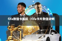 fifa数值卡英超（fifa卡片数值说明）
